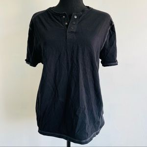 Black express short sleeve top
